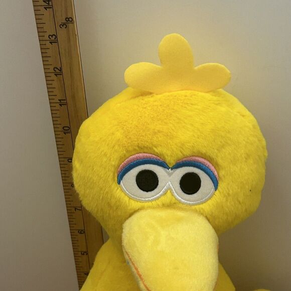 Sesame Street Plush Big Bird Soft Stuffed Animal - 17” Toy Just Play NEW - Picture 10 of 11